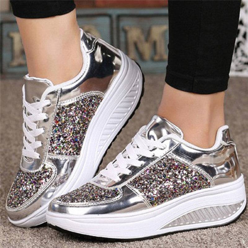 Sequin women's sneakers - YLORESHOP