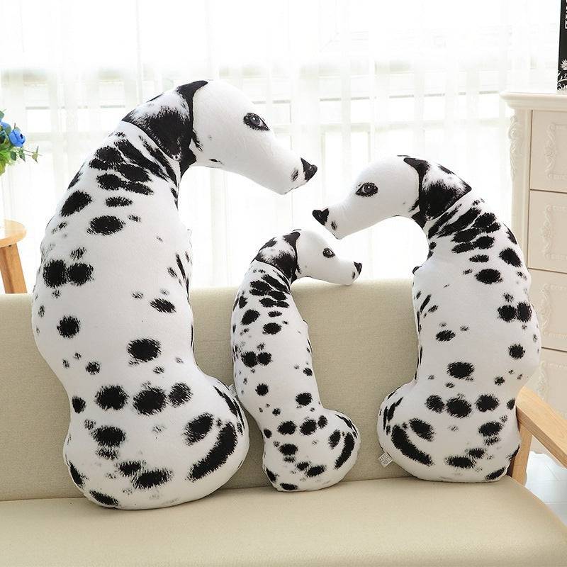 Funny 3D Dog Print Throw Pillow Creative Cushion Cute Plush Doll Gift Home Decor - YLORESHOP