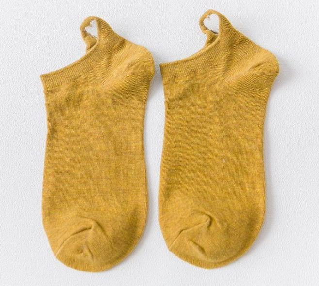 Heart embroidery sock sock casual cotton socks woman - YLORESHOP