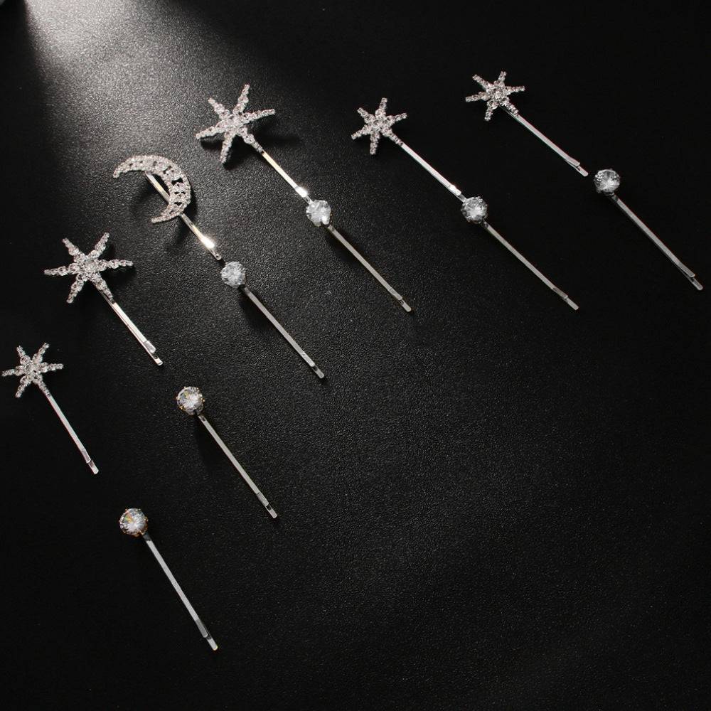 Star Hairpin Cute Trumpet Rhinestone Bobby Pin - YLORESHOP