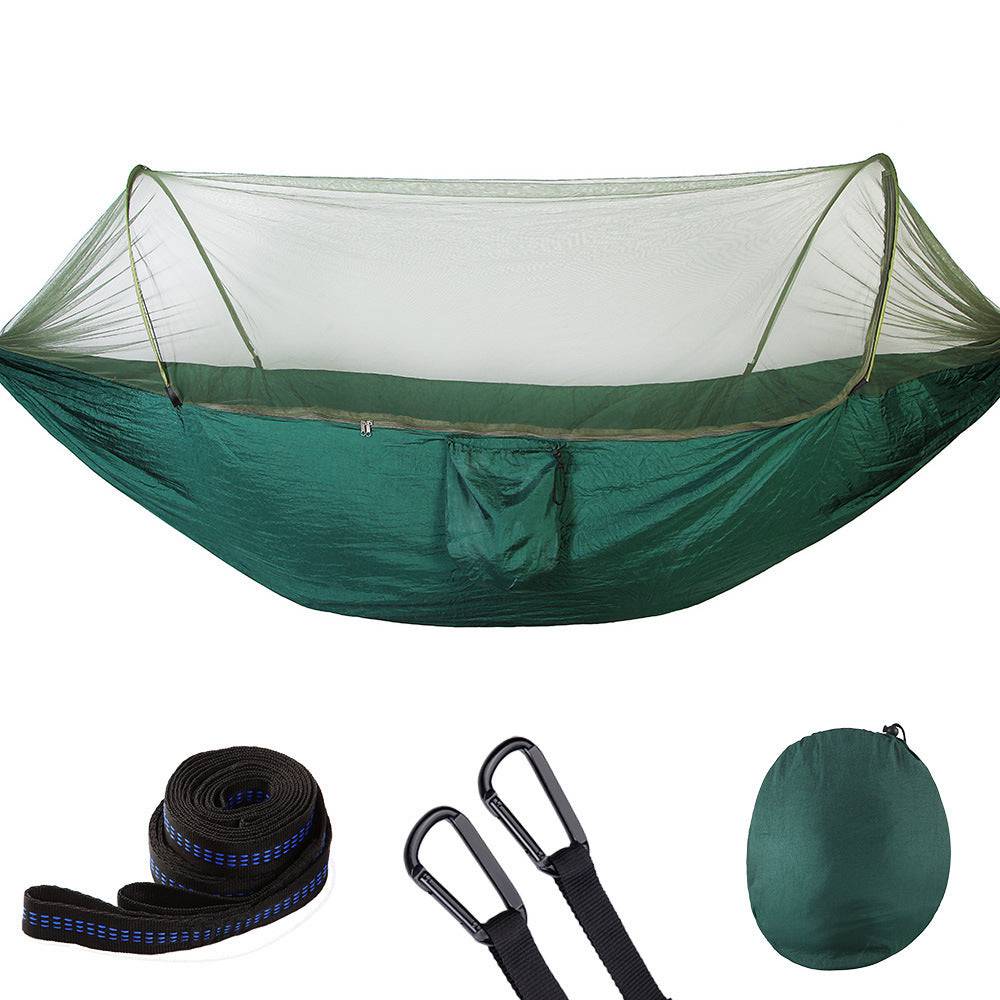 Fully Automatic Quick Opening Hammock With Mosquito Net - YLORESHOP