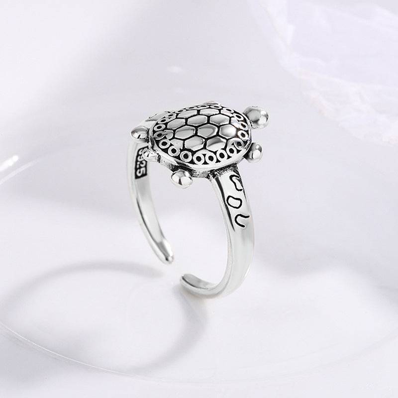 Retro Old Turtle Ring Artistic Personality Versatile Opening - YLORESHOP