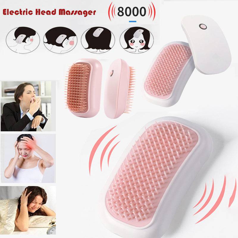 Electric Scalp Massager Scalp Massage Machine Head Massager Scraper Head Scratcher Mini Hair Massage Scalp Scrub Brush - YLORESHOP