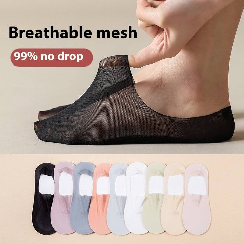 Women's Summer Thin Breathable Traceless Invisible Socks - YLORESHOP