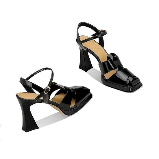 Women's With Waterproof Platform Chunky Heel Sandals - YLORESHOP
