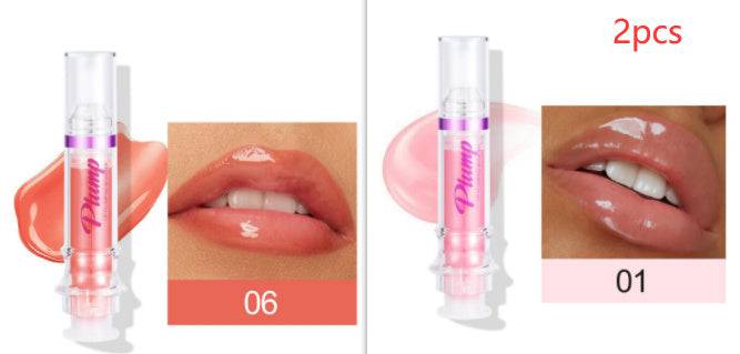 New Tube Lip Rich Lip Color Slightly Spicy Lip Honey Lip Glass Mirror Face Lip Mirror Liquid Lipstick - YLORESHOP