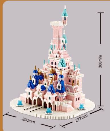 Weili Fairy Tale Fantasy Castle Romantic Castle Small Particle Diamond Assembled Building Block Toy