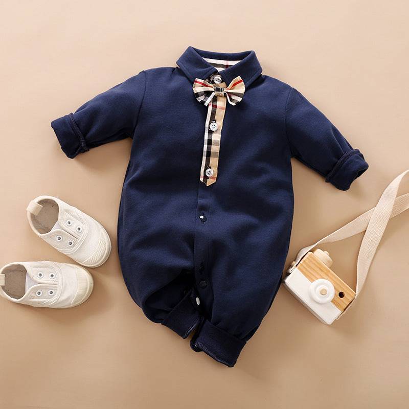 Gentleman's Baby Clothes, Long-sleeved Baby Clothes, Gentleman's Romper - YLORESHOP