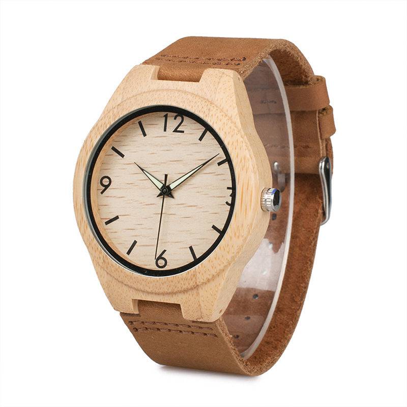 Wooden Watch Couple Bamboo - YLORESHOP