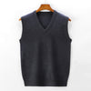 Wool vest, men's sweater autumn and winter