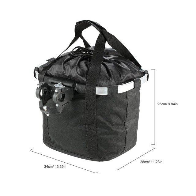 Bicycle Mountain Bike Front Bag Folding Basket  S41 46 Quick Release Front Bag - YLORESHOP