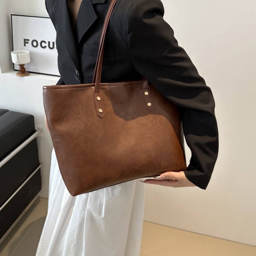 Female Versatile Commuting Shoulder Tote Bag - YLORESHOP