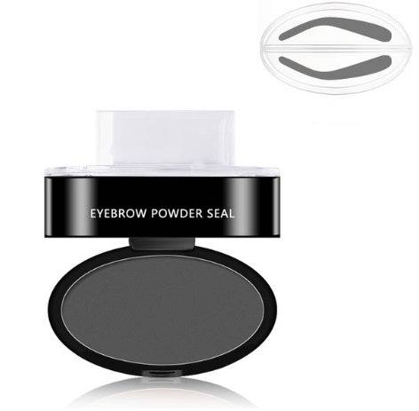 Eyebrow Powder Stamp Tint Stencil Kit Cosmetics Professional Makeup Waterproof Eye Brow Stamp Lift Eyebrow Enhancers Stencil Kit - YLORESHOP