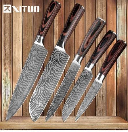 Carpenter's Special Set 6-piece Set 8-piece Set Knife Chef Knife Kitchen Knife Cooking - YLORESHOP