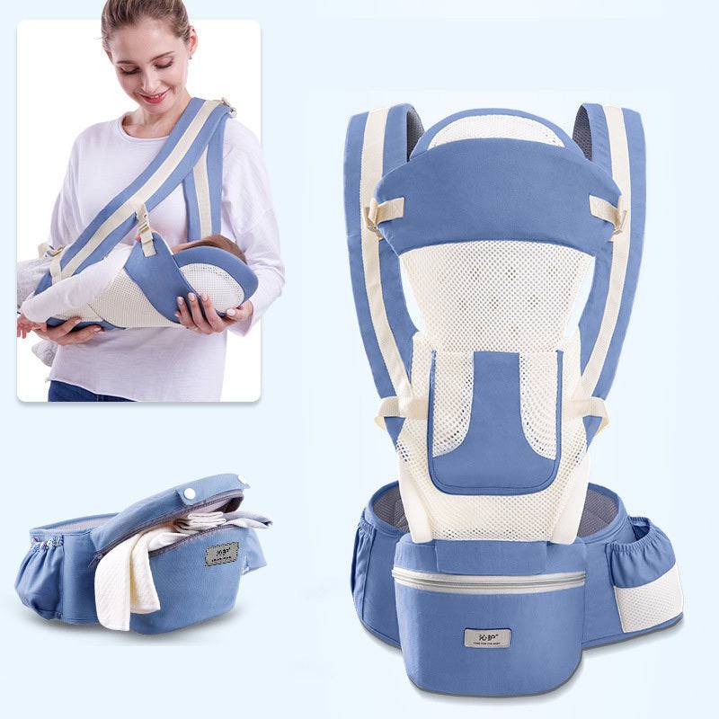 Ergonomic Baby Carrier Infant Baby Hipseat Carrier 3 In 1 Front Facing Ergonomic Kangaroo Baby Wrap Sling - YLORESHOP