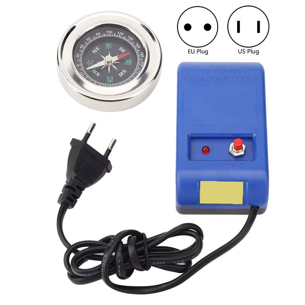 Electrical Demagnetizer Tools Compass Set For Watch Repair Degausser 110V220V Watch Repair Degausser Watch Repair Screwdriver Tweezers Electrical Demagnetise Demagnetizer Tools - YLORESHOP