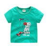 Children's summer cartoon print T-shirt - YLORESHOP