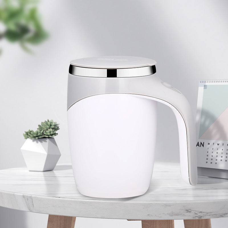 Rechargeable Model Automatic Stirring Cup Coffee Cup High Value Electric Stirring Cup Lazy Milkshake Rotating Magnetic Water Cup - YLORESHOP