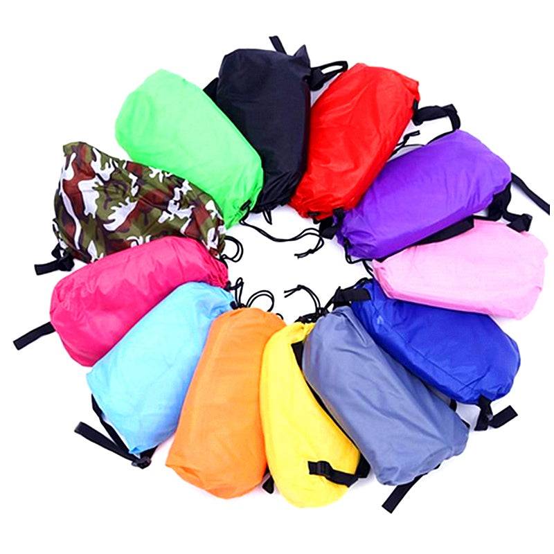 Outdoor Air Sofa Fast Inflatable Laybag Hangout Lounger Beach Air Bed Folding Sleeping Bag Lazy Sofa Lazy Air Sofa - YLORESHOP