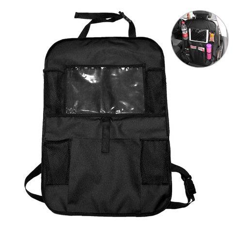 Compatibile con Apple, borsa portaoggetti per auto, tasca posteriore per seggiolino auto, con borsa per IPAD, tessuto Oxford 600D