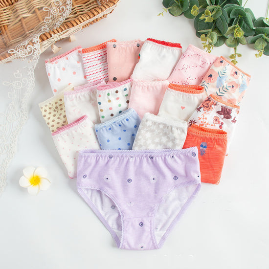 Children's Underwear Multi-fancy Floral Triangle - YLORESHOP