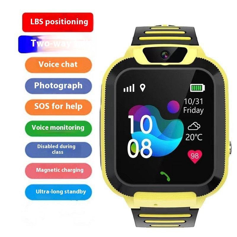 Smart Magnetic Charging Positioning Call Student Help Smart Watch - YLORESHOP