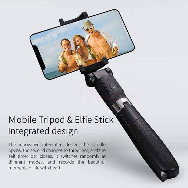 Compatibile con Apple, treppiede Selfie Stick Mobile Universale Live Triangle Staffa Un artefatto per selfie Bluetooth