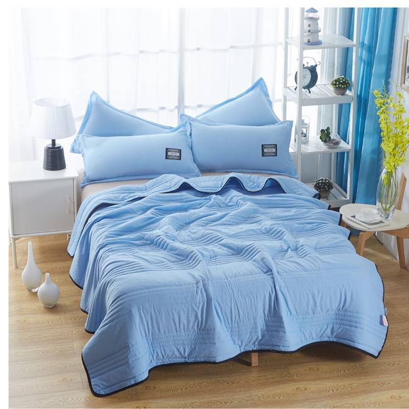 Cooling Blankets Pure Color Summer Quilt Plain Summer Cool Quilt Compressible Air-conditioning Quilt Quilt Blanket - YLORESHOP