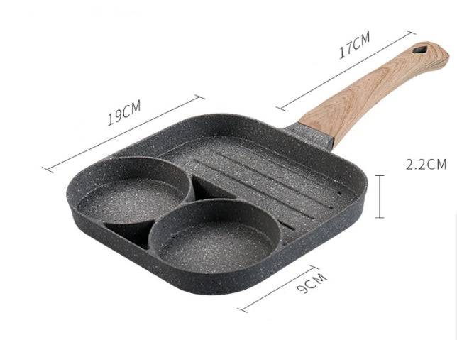 Four Hole Omelette Pan, Non-stick Pan - YLORESHOP