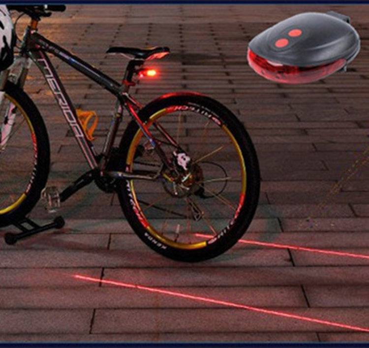 Bicycle Tail Light (5LED+2Laser) - YLORESHOP