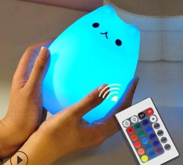 Luce notturna a LED con sensore tattile in silicone per bambini piccoli