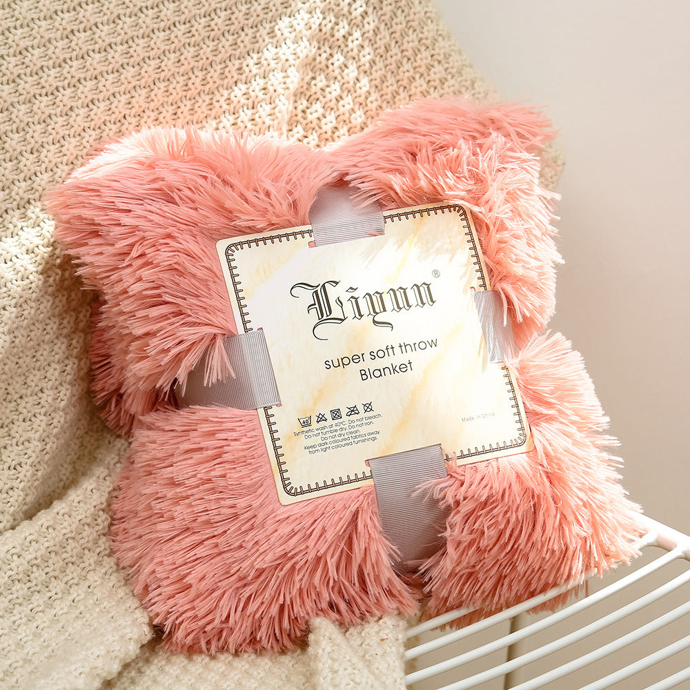 Super Soft Coral Fleece Blanket Warm Cozy Bedding Blanket Fluffy Sofa Bedding Airplane Hotel Throw Sofa Blanket New - YLORESHOP