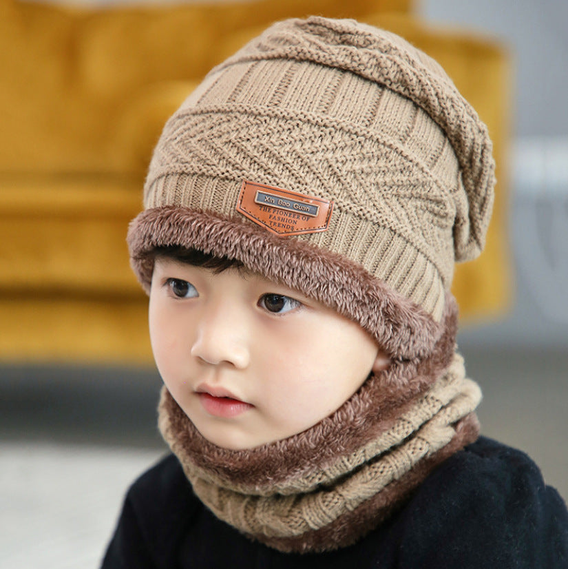 Warm knitted hat children's cap - YLORESHOP