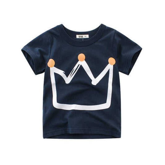 Summer New Boys' Short Sleeve T-shirt Children's T-shirt - YLORESHOP