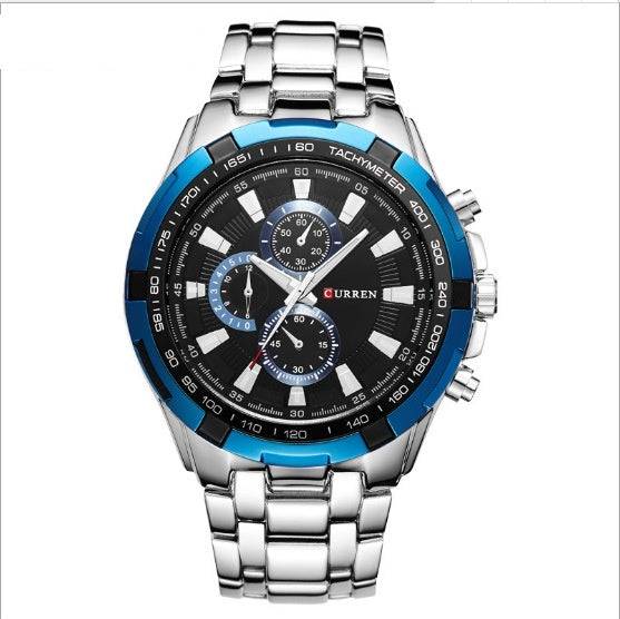 Men's Watch Business Steel Belt Quartz Watch - YLORESHOP