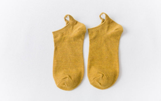 Heart embroidery sock sock casual cotton socks woman - YLORESHOP