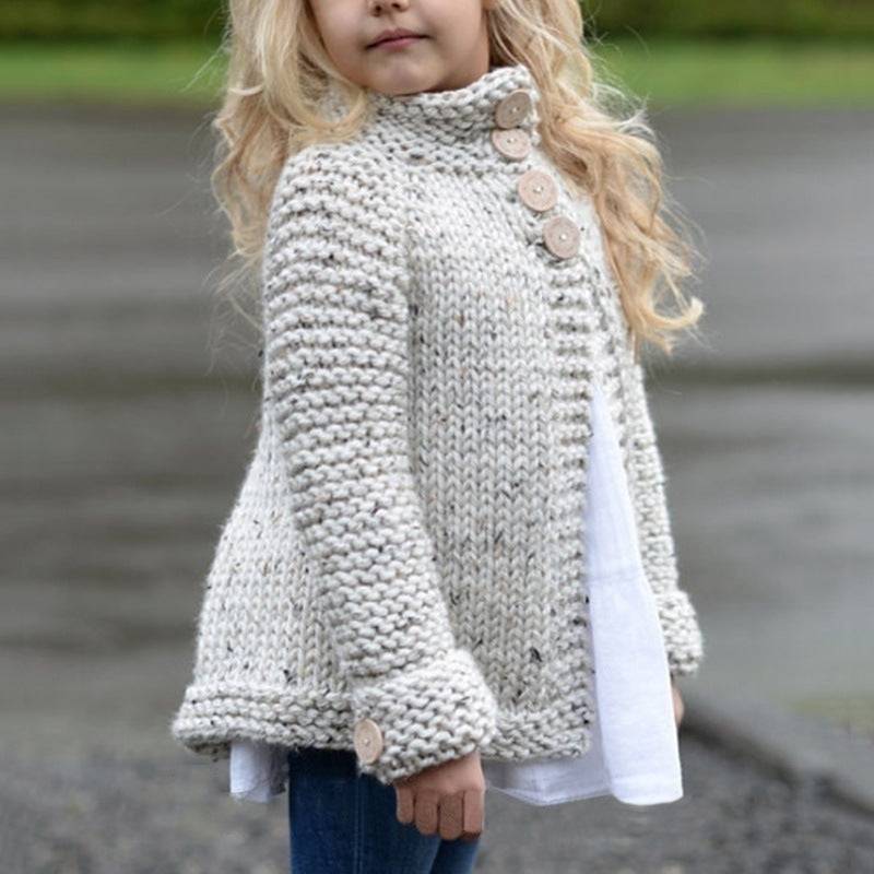 Girls cardigan sweater coat - YLORESHOP