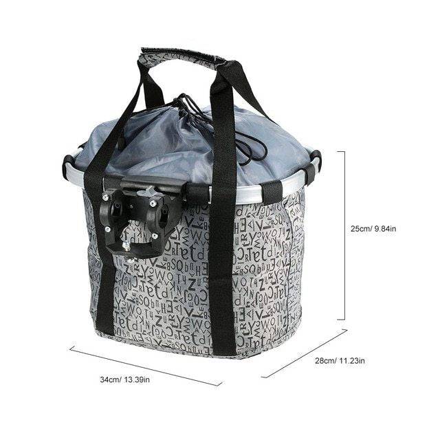 Bicycle Mountain Bike Front Bag Folding Basket  S41 46 Quick Release Front Bag - YLORESHOP