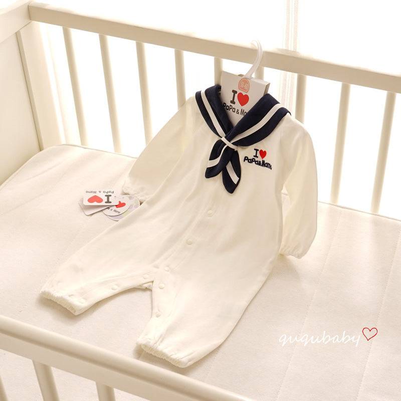 Navy Style Baby Clothes Newborn Clothes Baby Onesies - YLORESHOP