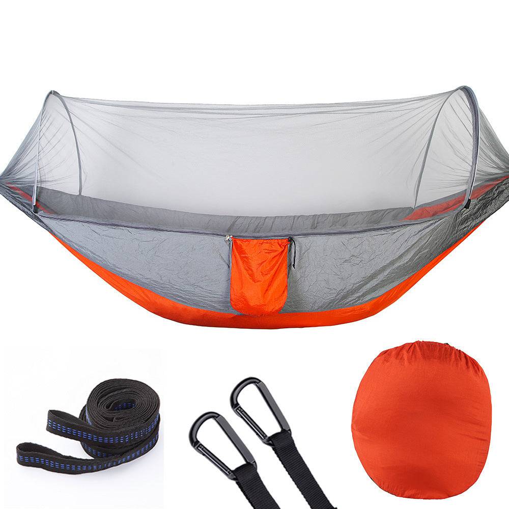 Fully Automatic Quick Opening Hammock With Mosquito Net - YLORESHOP