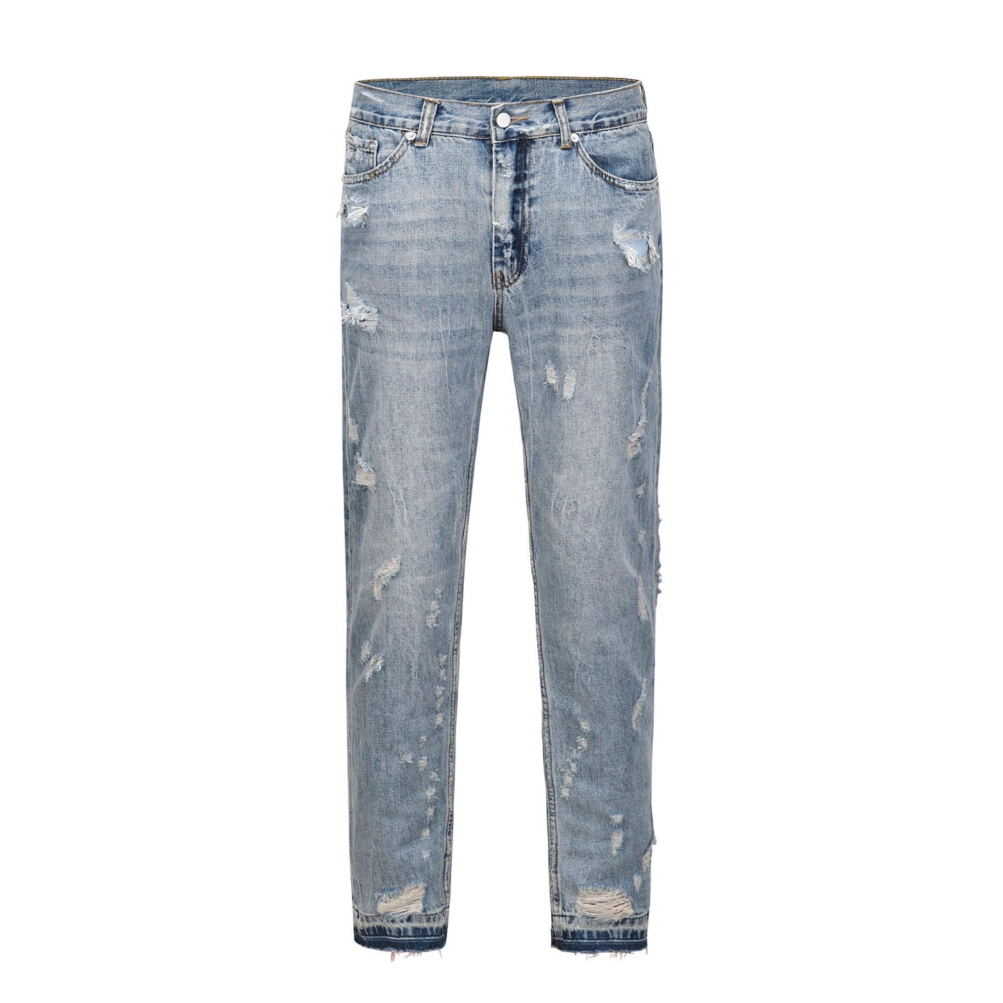 Pantaloni casual di personalità jeans strappati stile Hip Hop High Street