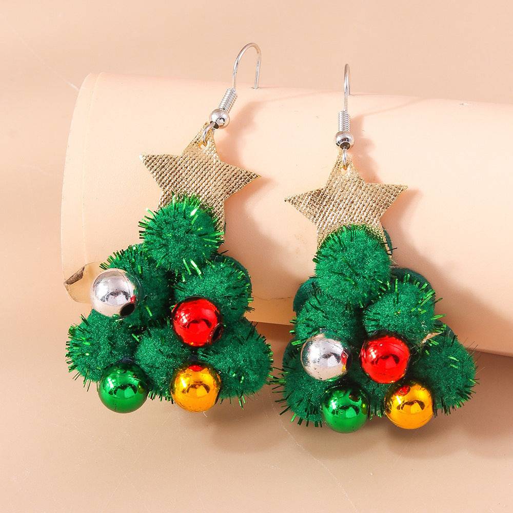 Ornament Christmas Cartoon Cute Earrings - YLORESHOP