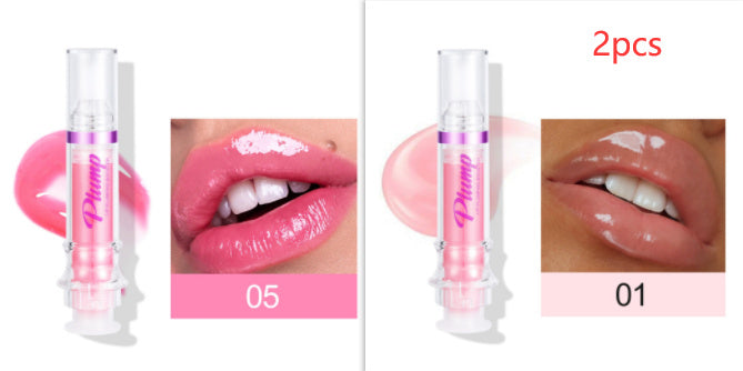 New Tube Lip Rich Lip Color Slightly Spicy Lip Honey Lip Glass Mirror Face Lip Mirror Liquid Lipstick - YLORESHOP