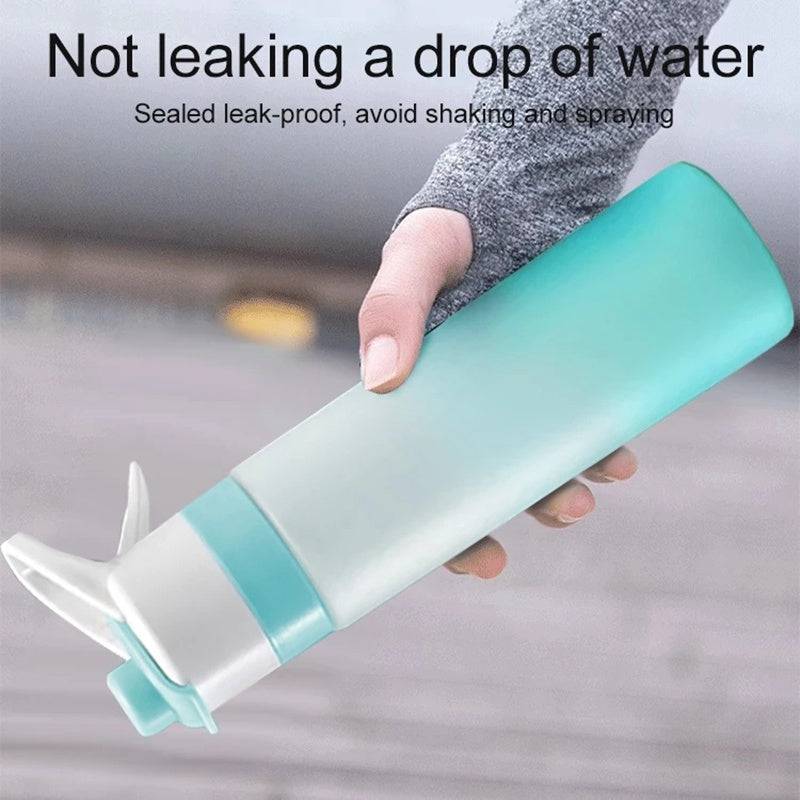 Spray Water Bottle For Girls Outdoor Sport Fitness Water Cup Large Capacity Spray Bottle Drinkware Travel Bottles Kitchen Gadgets - YLORESHOP