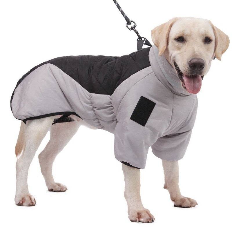 Nuovo cappotto invernale per cani vestiti impermeabili per animali domestici per cani di taglia media di taglia media gilet per cani addensato caldo giacca Labrador personalizzata