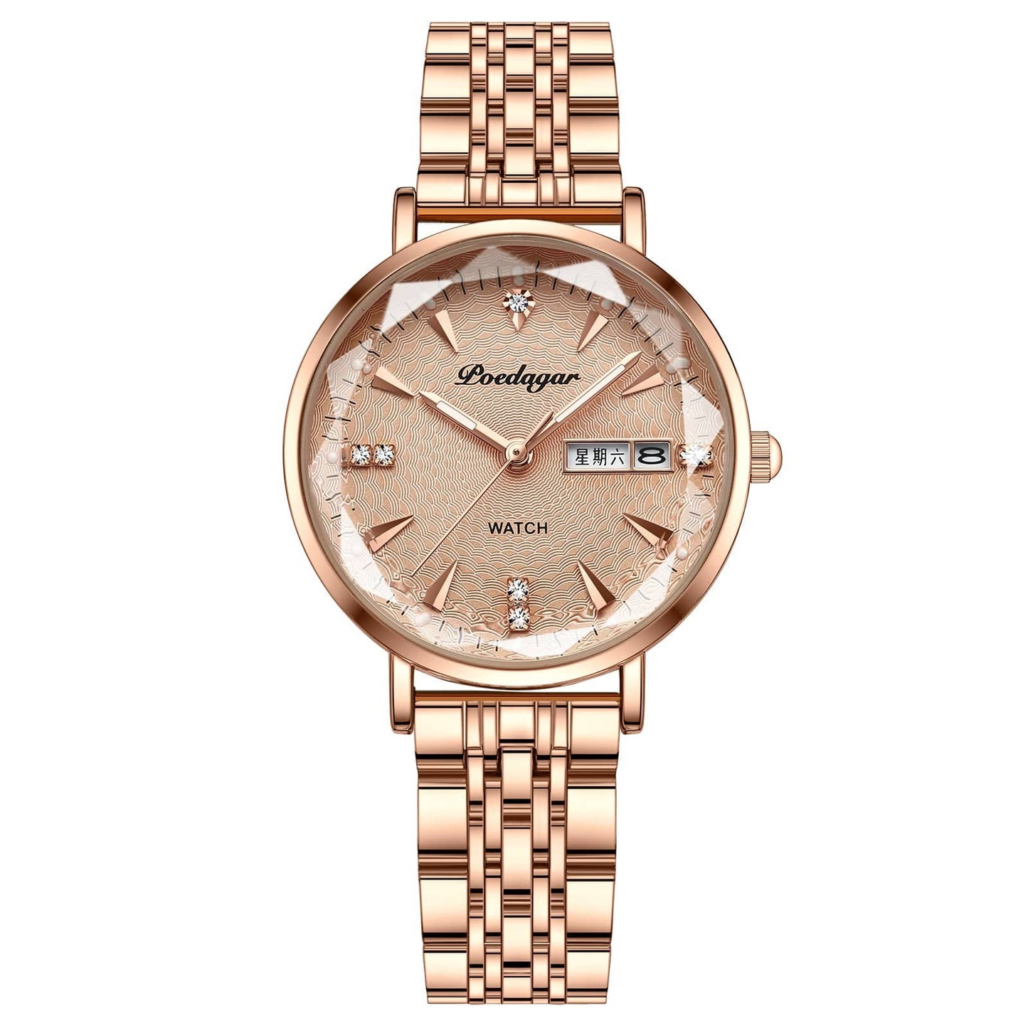 Women's Watch Double Calendar Quartz - YLORESHOP