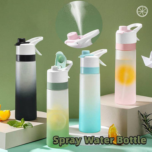 Spray Water Bottle For Girls Outdoor Sport Fitness Water Cup Large Capacity Spray Bottle Drinkware Travel Bottles Kitchen Gadgets - YLORESHOP