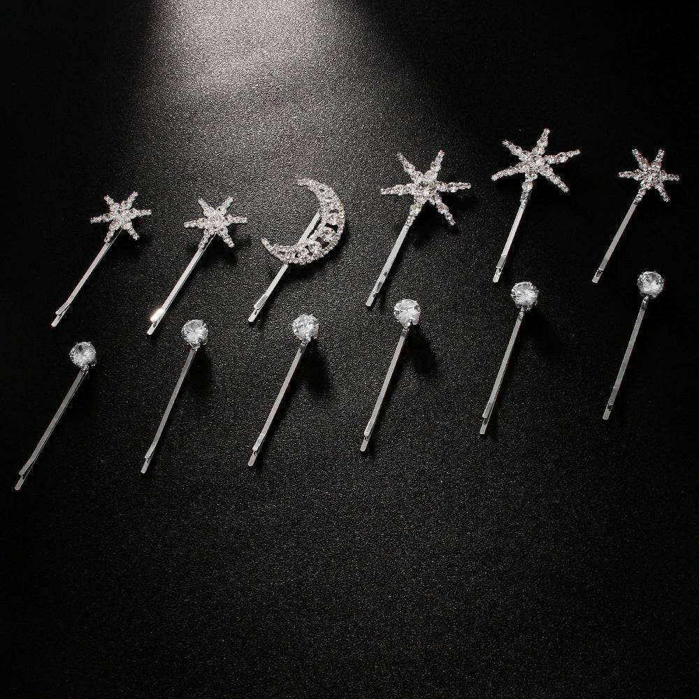 Star Hairpin Cute Trumpet Rhinestone Bobby Pin - YLORESHOP