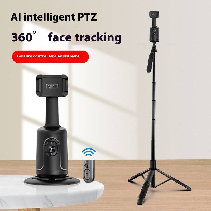 360° Automatic Face Tracking Gimbal, AI Intelligent Automatic Phone Holder, for Vlog Video, Light Stabilizer