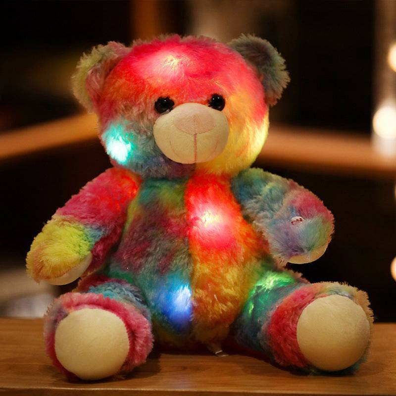 Led Light Up Teddy Bear Doll Pillow Light Up Plush Toy - YLORESHOP